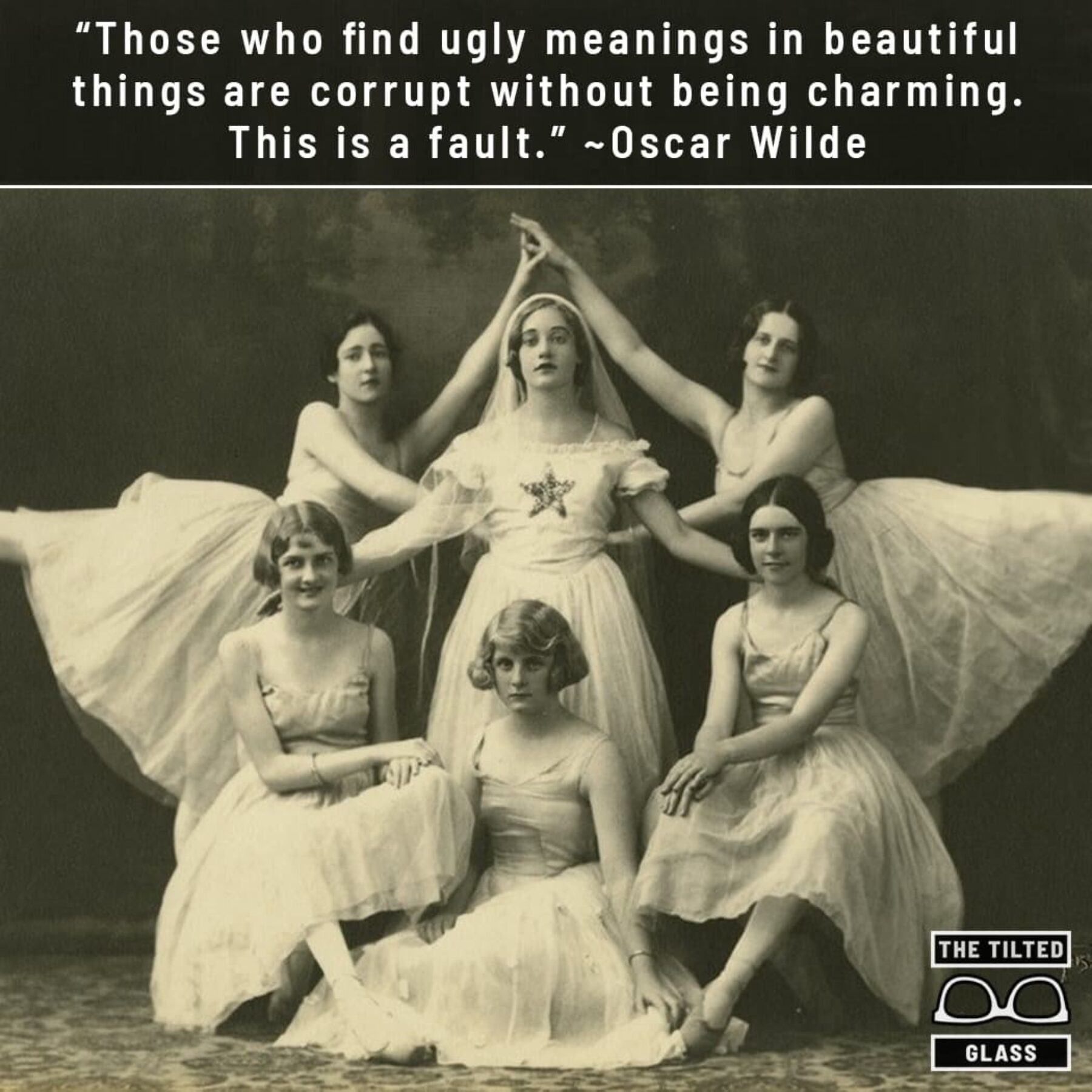 Those who find ugly meanings in beautiful things