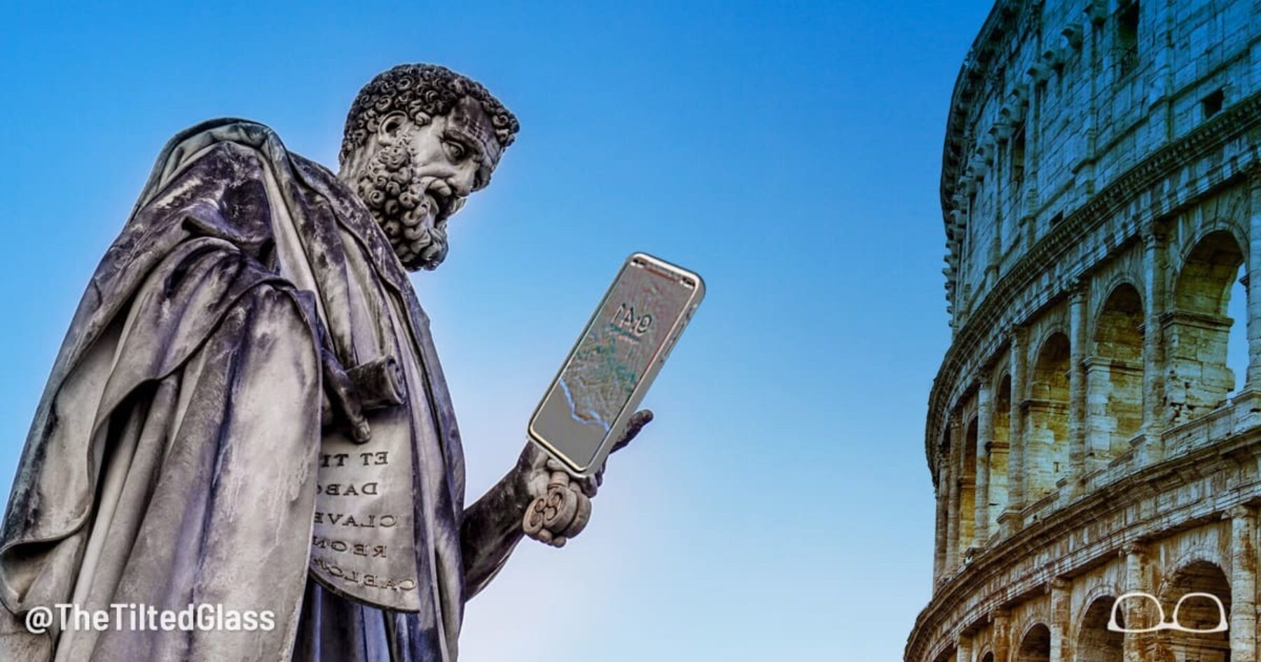 New Study Shows Ancient Rome Destroyed by Staring at Screens All Day