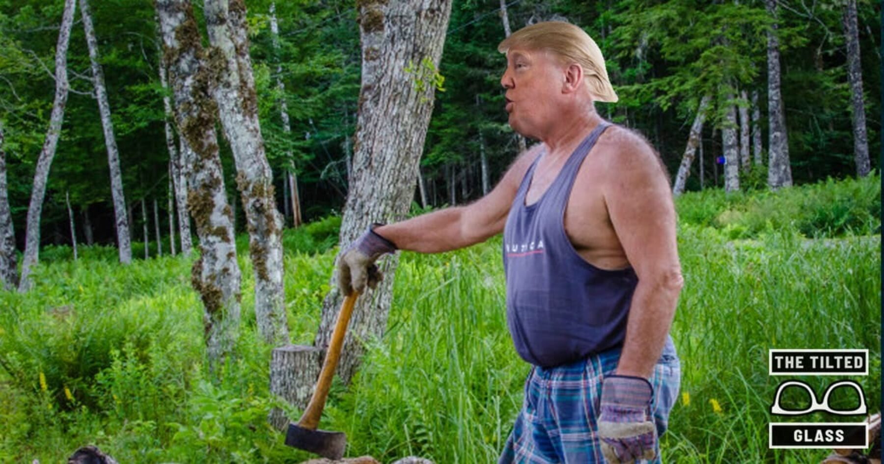 Poll: 42% Still Approve Trump After Learning He’s an Ax Murderer