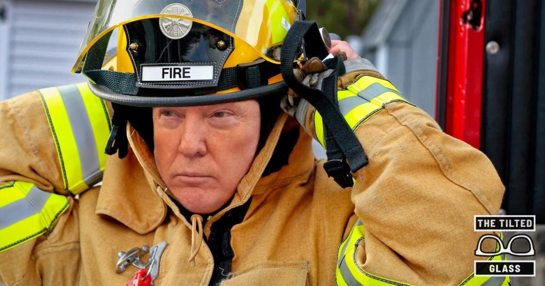 Trump Explains The Fire