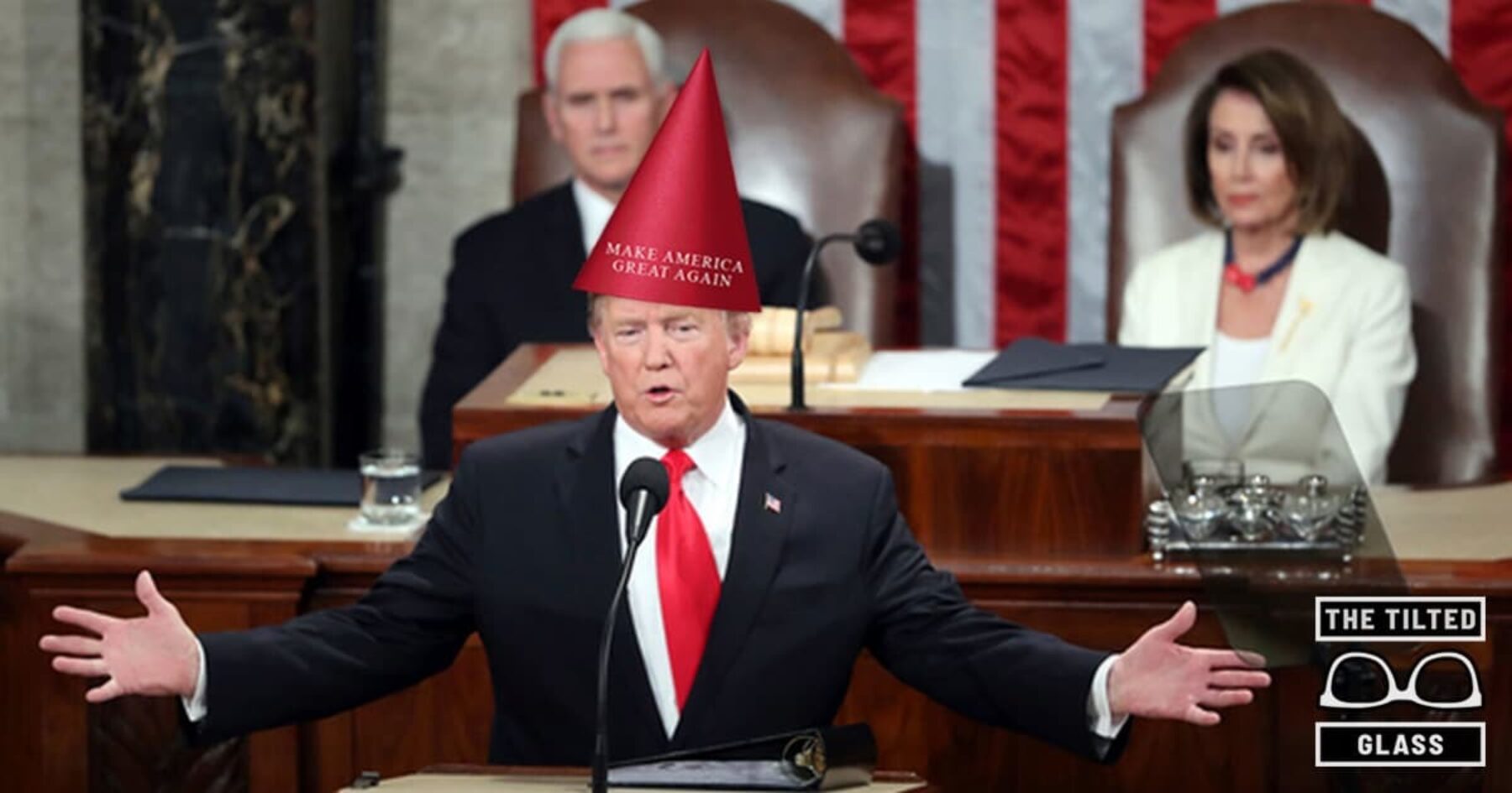 Trump SOTU: “Blah Blah Blah Join My Cult”
