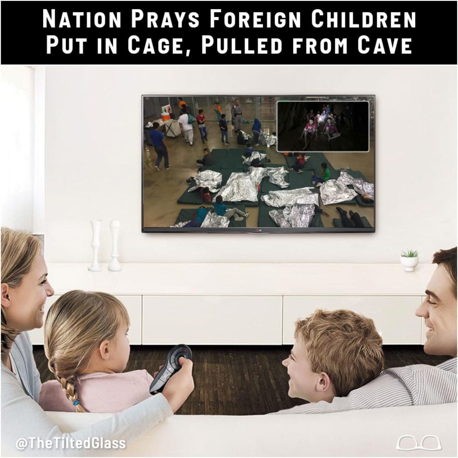 Nation Prays Foreign Children Put in Cage, Pulled from Cave